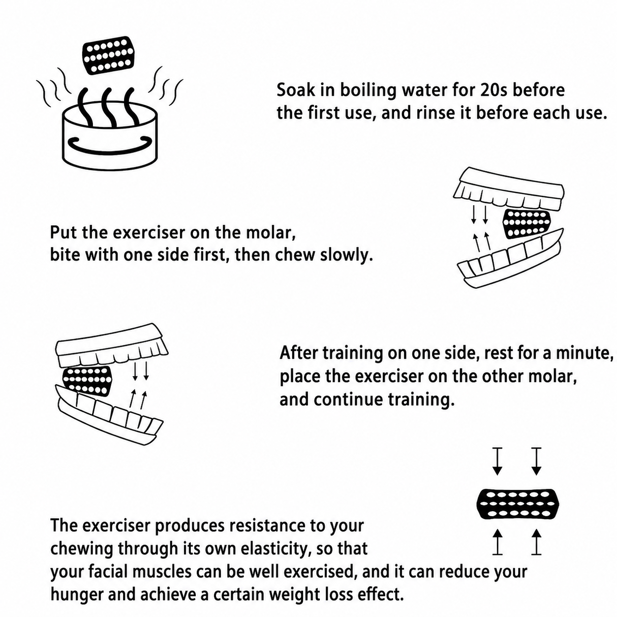 Silicone Jaw Exerciser